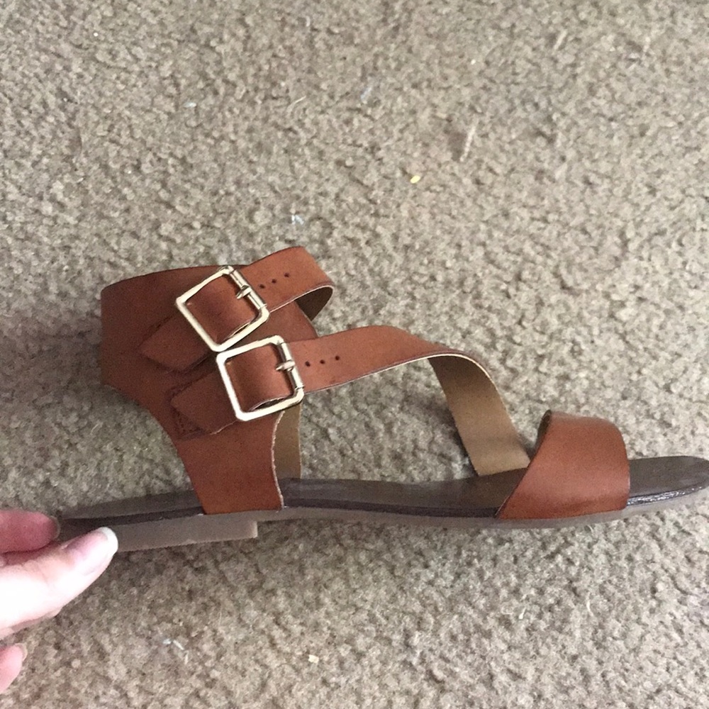 Brown strappy sandals - Picture 4 of 4